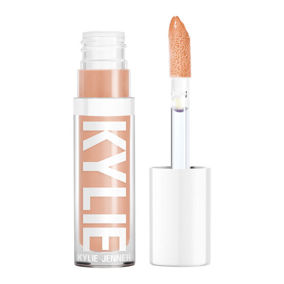 KYLIE MAKEUP PLUMPING GLOSS ON NEUTRAL